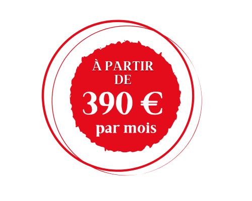 a partir de 390€ par mois